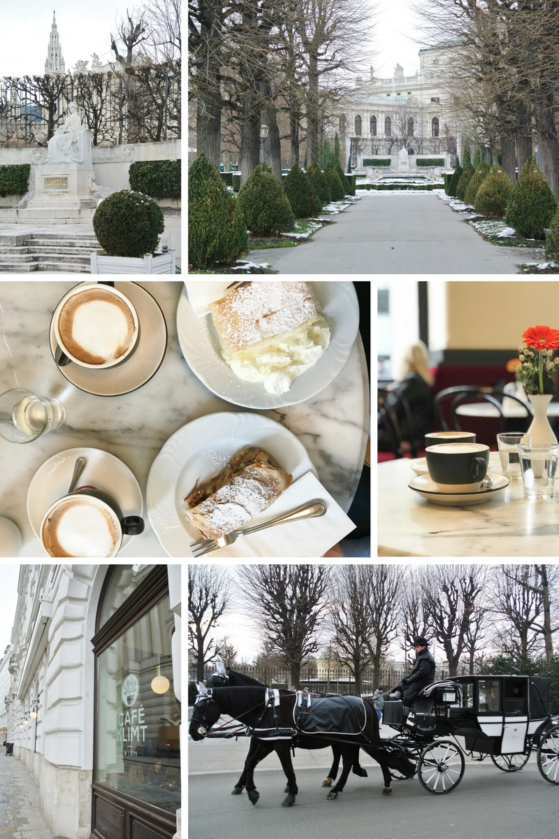 Wien-Volksgarten-Sissi-Denkmal-Café-Klimt-Fiaker