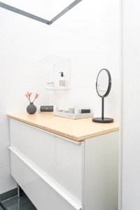 kleines Badezimmer neu gestalten Badunterschrank Ikea Godmorgon