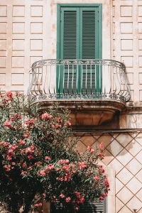 Ostuni-Apulien-Fassade-Balkon-Oleander